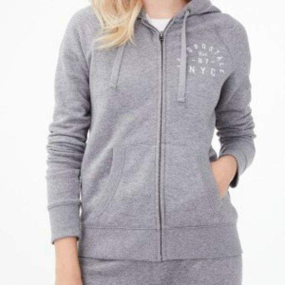 Aeropostale Sweaters - AEROPOSTALE 87 NYC Full-Zip Hoodie